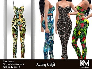 Audrey Outfit sims 4 cc