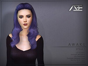 Awake Style 1 Hair sims 4 cc