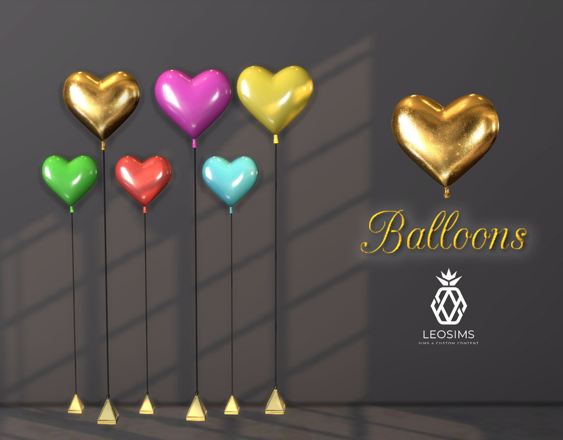 Sims 4 Balloons Cc