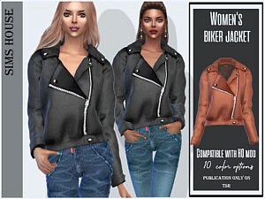 Biker jacket Sims 4 CC