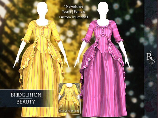 Bridgerton Dress from Revolution Sims