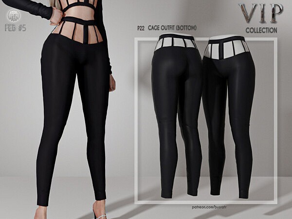 Cage Outfit Pants sims 4 cc