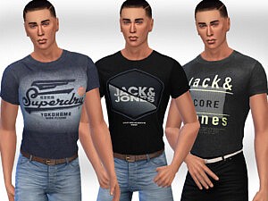 Casual Tshirts Sims 4 CC