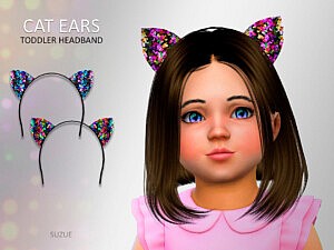 Cat Ears T Headband by Suzue