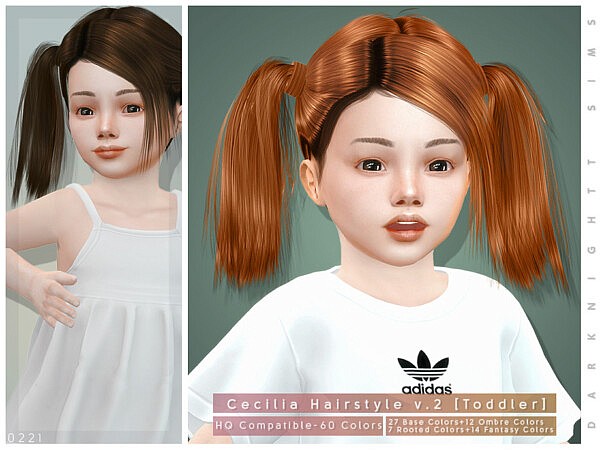 Cecilia Hairstyle V2 by DarkNighTt from TSR