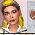 Celeste Earrings Sims 4 CC