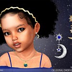 Celestial Drop Earrings For Toddlers