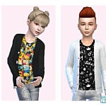 Charlie Cardy Tee Sims 4 CC