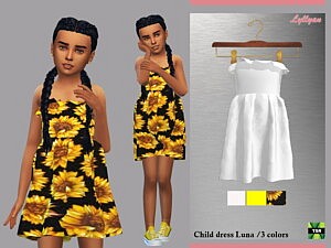 Child Dress Luna Sims 4 CC