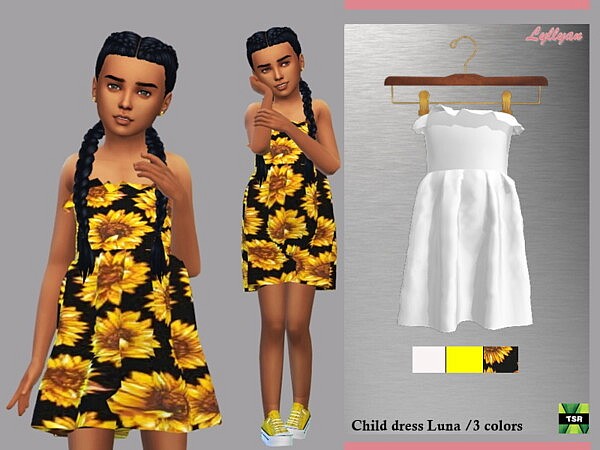 Child Dress Luna by LYLLYAN from TSR