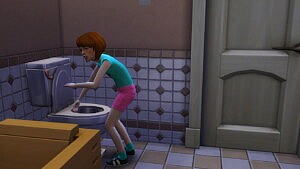 Child splash in Toilets Sims 4 Mods