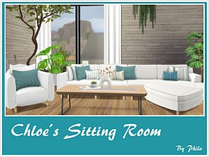 Chloes Sitting Room Sims 4 CC