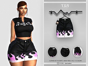 Clothes Set 115 Skirt Sims 4 cc