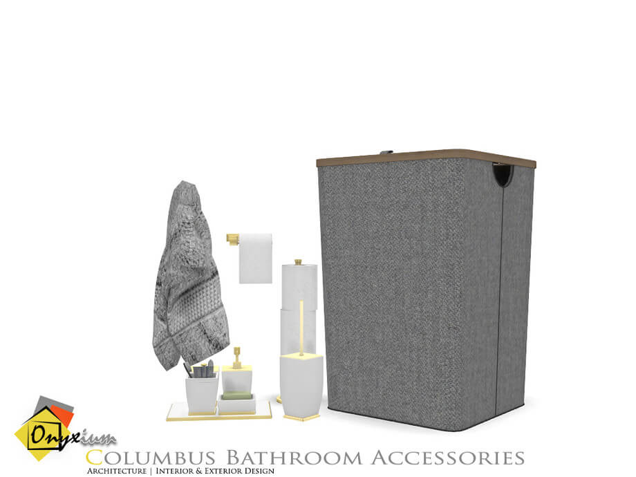 Columbus Bathroom Accessories by Onyxium from TSR