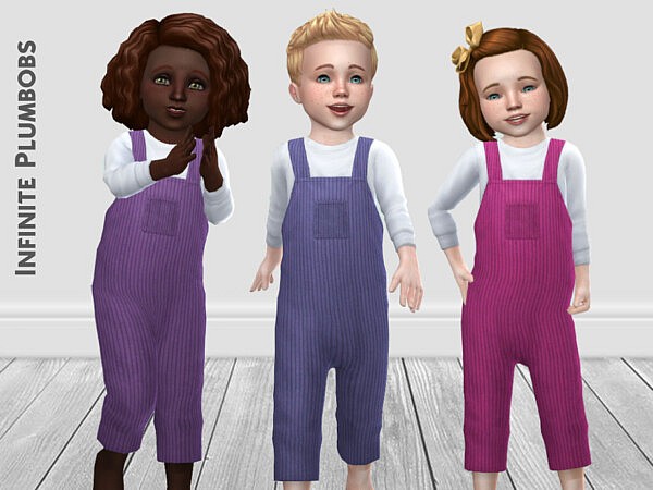Corduroy Dungarees by InfinitePlumbobs from TSR