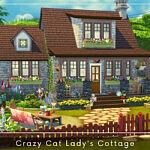 Crazy Cat Lady s Cottage sims 4 cc