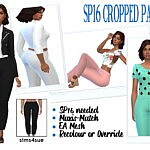 Cropped Pants Sims 4 CC