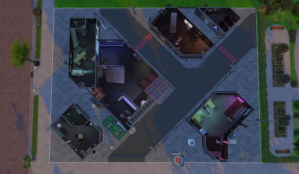 Cyberpunk style Street by Loryn from Mod The Sims