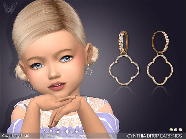 Cynthia Drop Earrings T by feyona from TSR