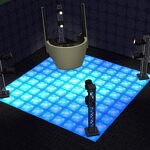 Dancin Glass Floor Tile sims 4 cc