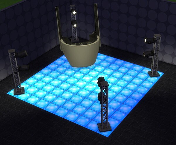 Dancin Glass Floor Tile sims 4 cc