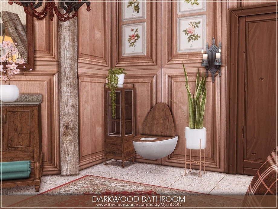Darkwood Bathroom by MychQQQ from TSR thumbnail 4
