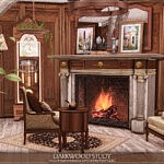 Darkwood Study Sims 4 CC