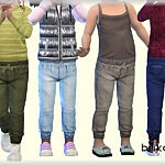 Denim Pants Toddler Girls Sims 4 CC