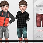 Denim Shorts for Toddler 02 sims 4 cc