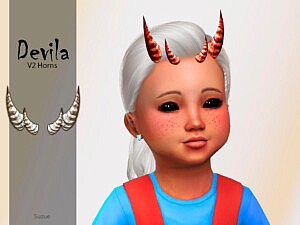 Devila Toddler Horns sims 4 cc1