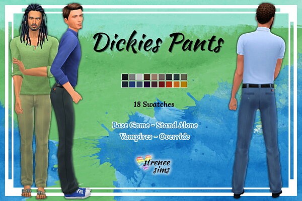 Dickies Pants from Strenee sims