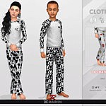 Disney Pajama for Child 01 Pants Sims 4 CC