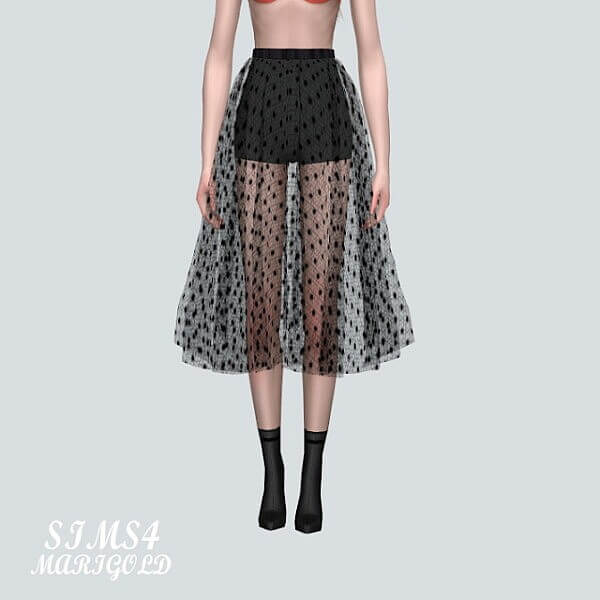 J5 Dot Sha Skirt V2 from SIMS4 Marigold