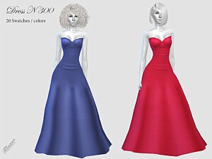 Dress N300 Sims 4 CC