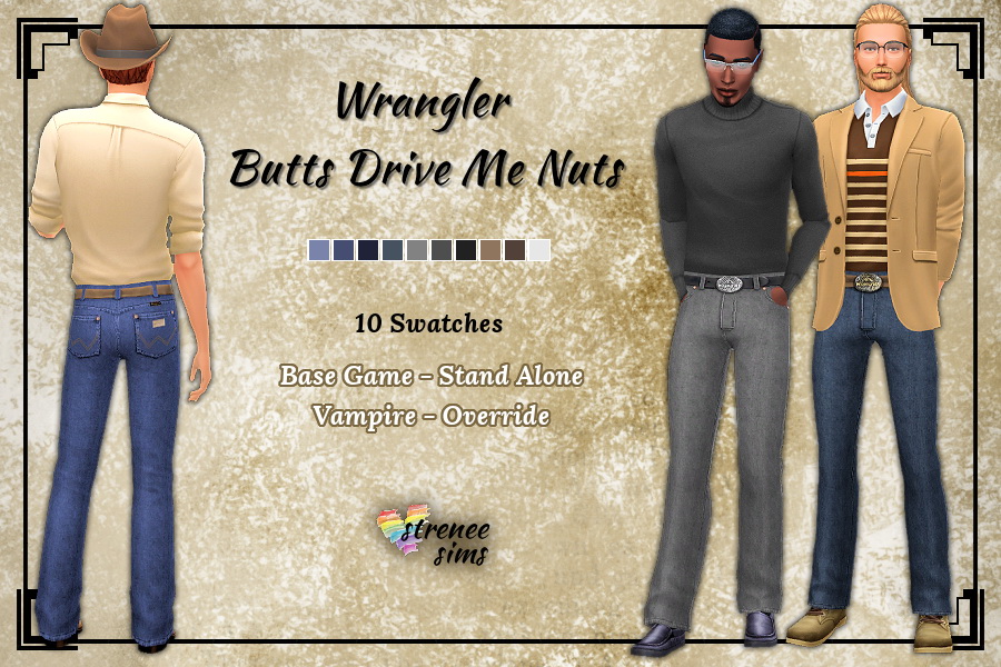 Drive Me Nuts Jeans from Strenee sims • Sims 4 Downloads