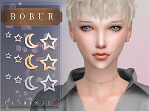 Earrings 35 by Bobur