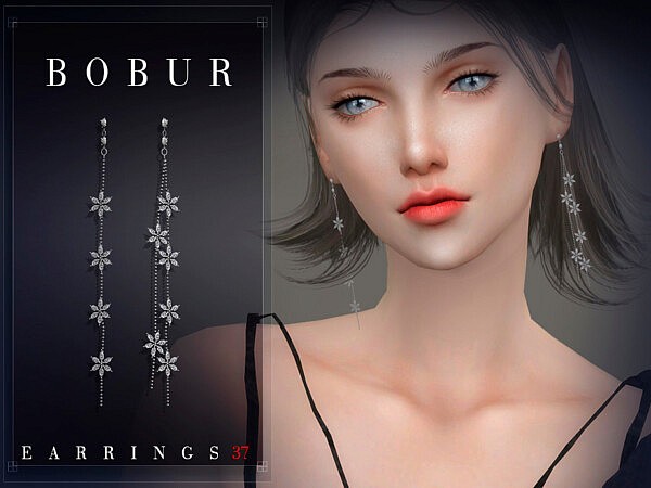 Earrings 37 by Bobur from TSR