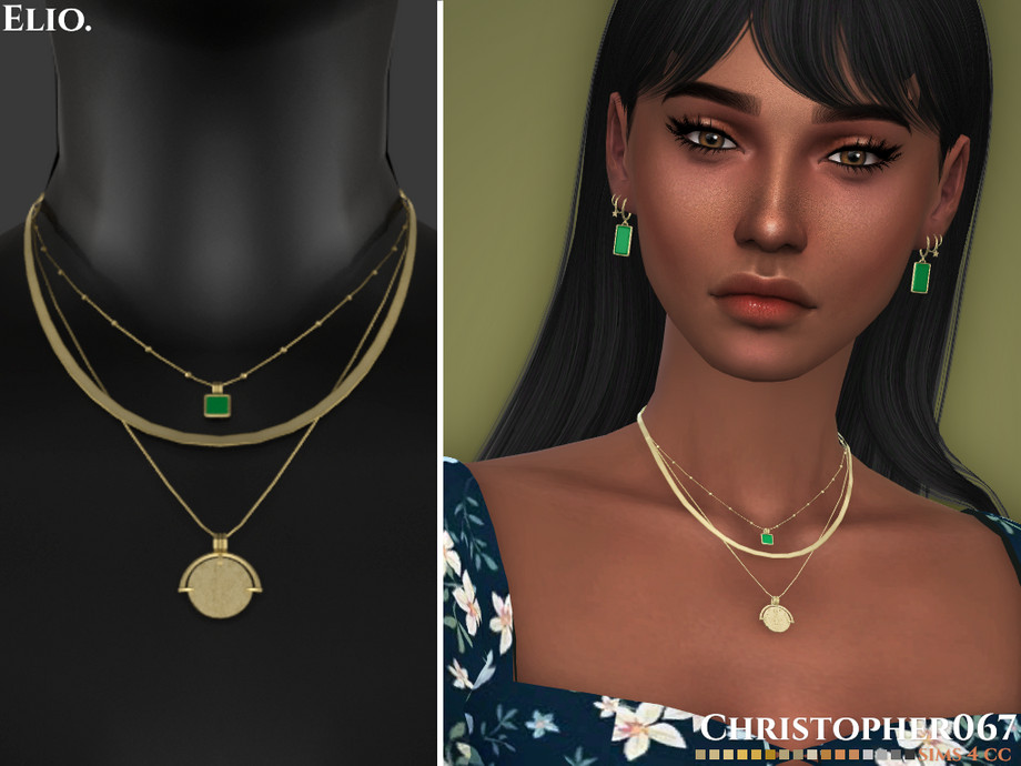 Elio Necklace by christopher067 from TSR • Sims 4 Downloads