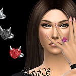 Evil heart ring Sims 4 CC