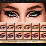 Eyeliner 92 Sims 4 CC