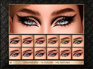 Eyeliner 92 Sims 4 CC