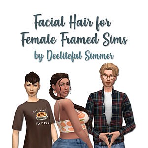 Facial hair sims 4 cc