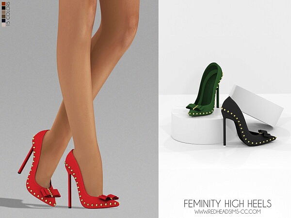 Feminity High Heels from Red Head Sims