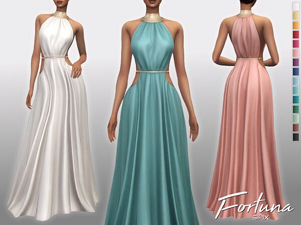Fortuna Dress by Sifix from TSR • Sims 4 Downloads