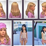 Franky Kids Hair Sims 4 CC