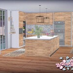 Frosted Grove Kitchen sims 4 cc