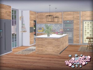 Frosted Grove Kitchen sims 4 cc