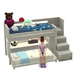 Functional Toddler Bunk Bed Sims 4 CC