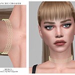 Glanche Choker sims 4 cc