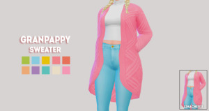 Granpappy sweater Sims 4 CC